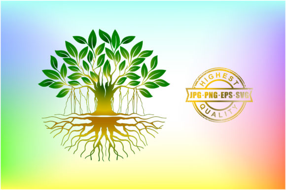 Beautiful Tree Logo Vector: Teak Tree Design
