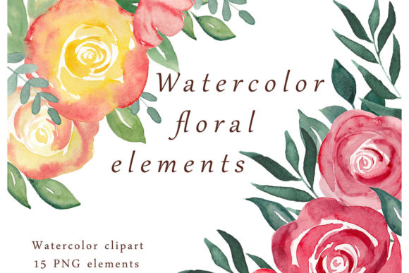 Bringing Bright Watercolor Flowers Clipart to Life in Your Creative Projects
