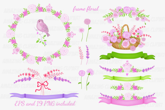 Bringing Spring to Life: A Guide to Using Floral Frame, Chrysanthemums Eps. for Your Next Project