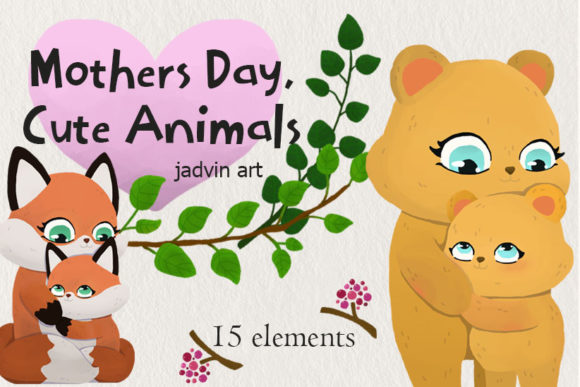Celebrating Mothers Day with Cute Animals Hugging: A Creative Guide for Designers and Crafters