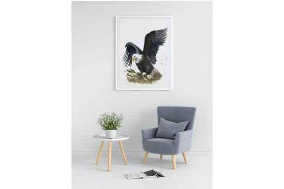 Unleashing Creativity: The Power of Hand-Painted Watercolor Eagle Illustrations in Modern Design